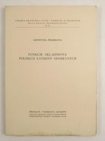 Funkcje składniowe polskich zaimków odmiennych + mapy
