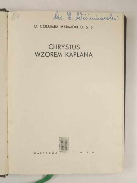 Chrystus wzorem kapłana