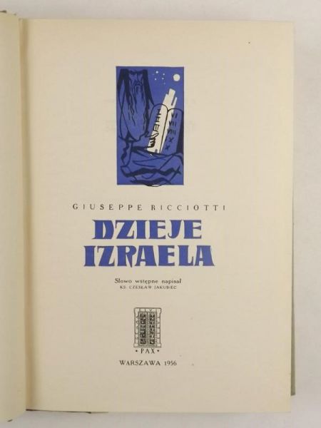 Dzieje Izraela, Tom I - II