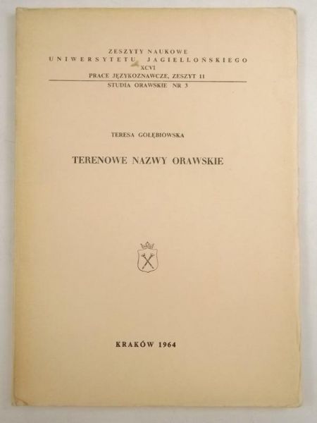Terenowe nazwy orawskie