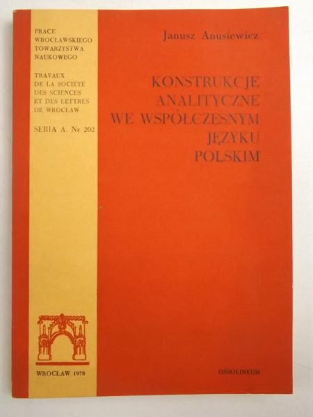 Konstrukcje analityczne we współczesnym języku polskim