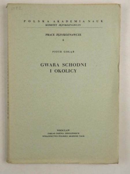 Gwara schodni i okolicy