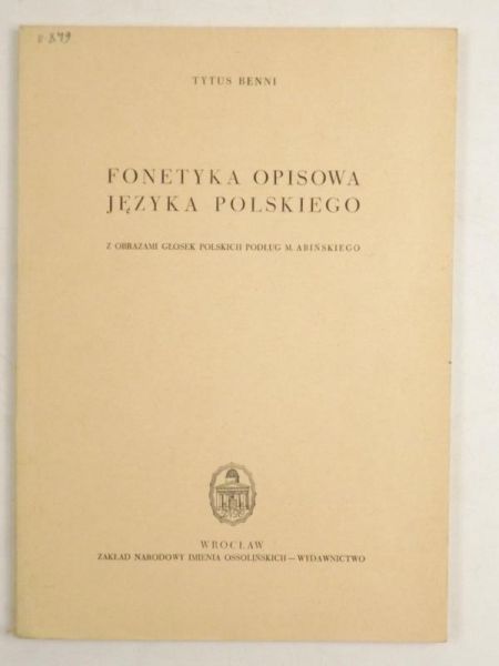 Fonetyka opisowa języka polskiego