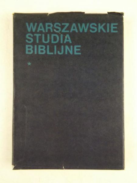 Frankowski Janusz,    - Warszawskie studia biblijne