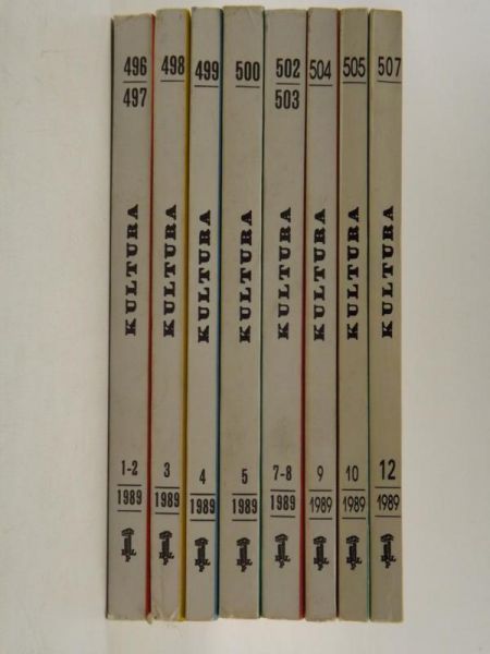 Kultura, Rocznik 1989, 8 numerów
