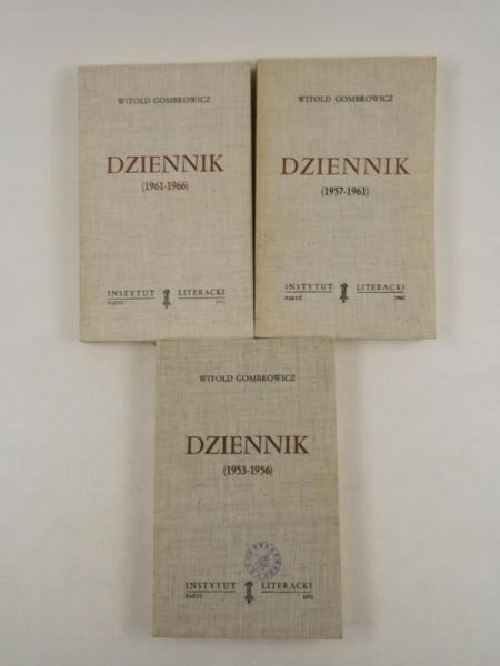Dziennik Tom I - III, Instytut Literacki 1962 r., 1971 r.