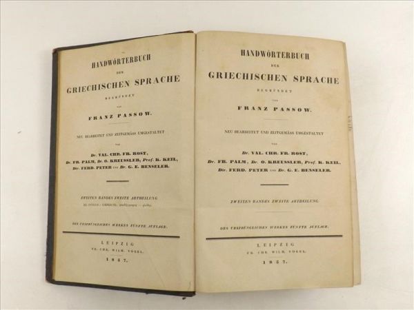 Handworterbuch der Griechischen Sprache, 1857 r.