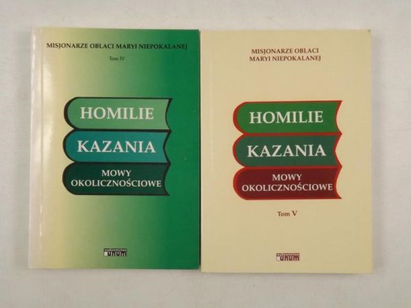 Homilie, kazania i mowy okolicznościowe T. IV-V