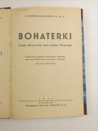 Bohaterki, 1931 r.