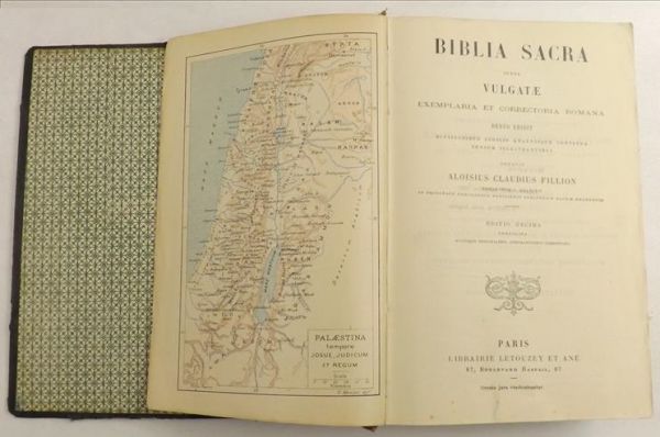 Biblia Sacra juxta Vulgatae, ok. 1887 r.