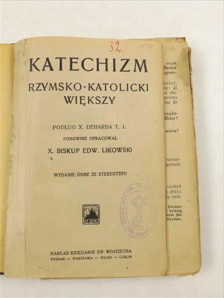 Katechizm rzymsko-katolicki większy, 1925 r.