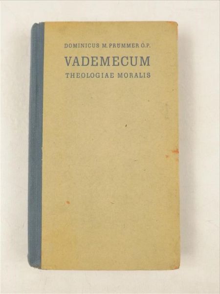 Prummer Dominico - Vademecum Theologiae Moralis, 1947 r.
