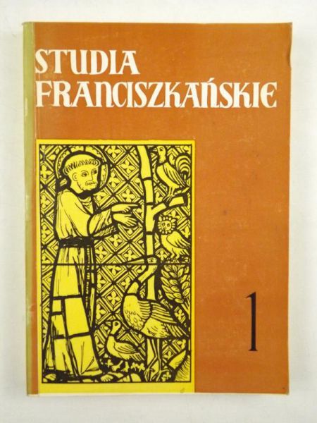 Studia franciszkańskie, Tom I