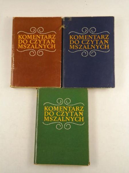 Komentarz do niedzielnych i świątecznych czytań mszalnych, Cykl A B C