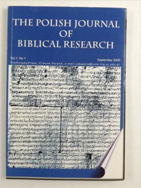 The Polish journal of biblical research