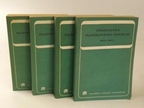 Posoborowe prawodawstwo kościelne, Tom XII, zeszyt 1-4