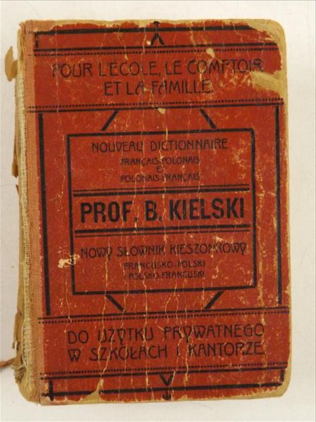Noveau Dictionnaire Manuel franciais-polonais, Tom I, 1925 r.