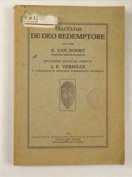 Tractatus de Deo Redemptore, 1925 r.