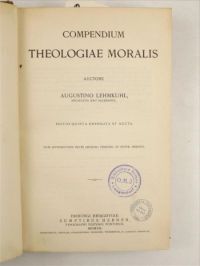 Compendium Theologiae Moralis, 1907 r.