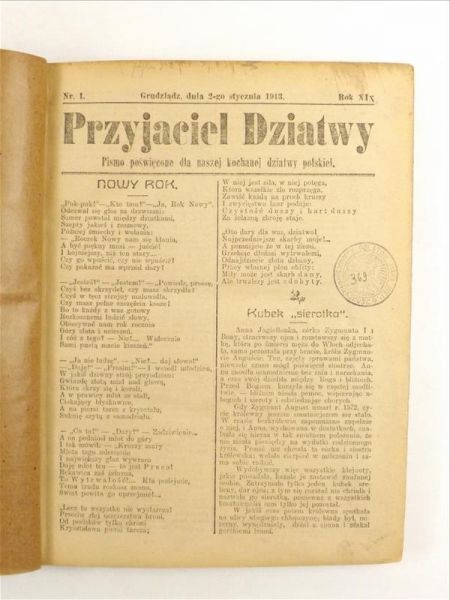 Przyjaciel dziatwy, rocznik 1913 r.