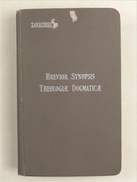 Brevior Synopsis Theologiae Dogmaticae, 1931 r.