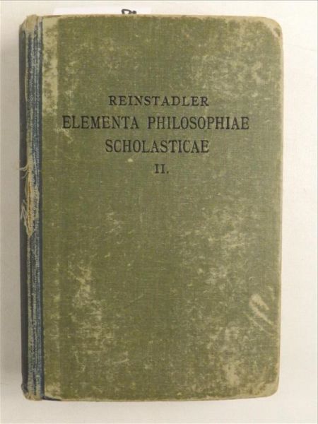 Elementa Philosophiae Scholasticae, T. II, 1920 r.