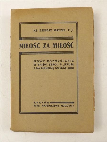 Miłość za miłość, 1936 r.