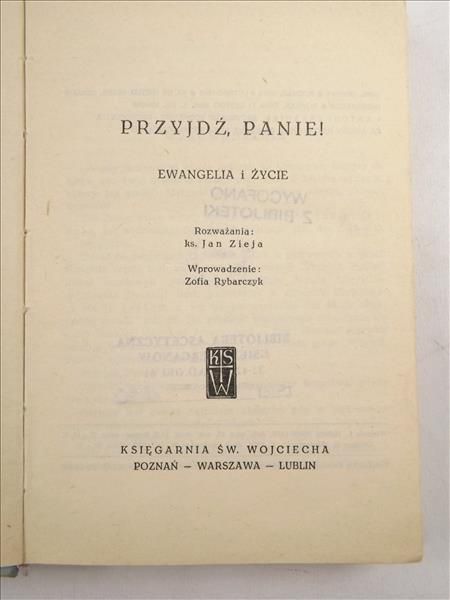 Przyjdź, Panie. Ewangelia i życie