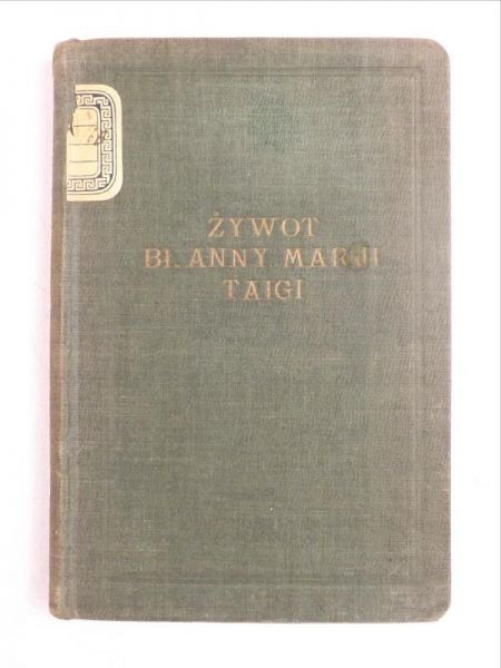 Żywot błogosławionej Anny Marii Taigi, 1926 r.