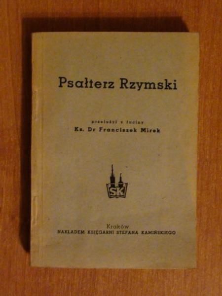 Psałterz Rzymski wyd. 1947