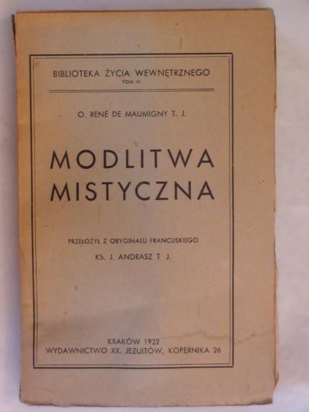 de Maumigny Rene - Modlitwa mistyczna 1922 r.