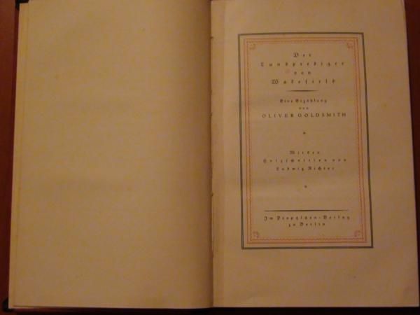 Der Landprediger von Wakefield (ok. 1900r.)