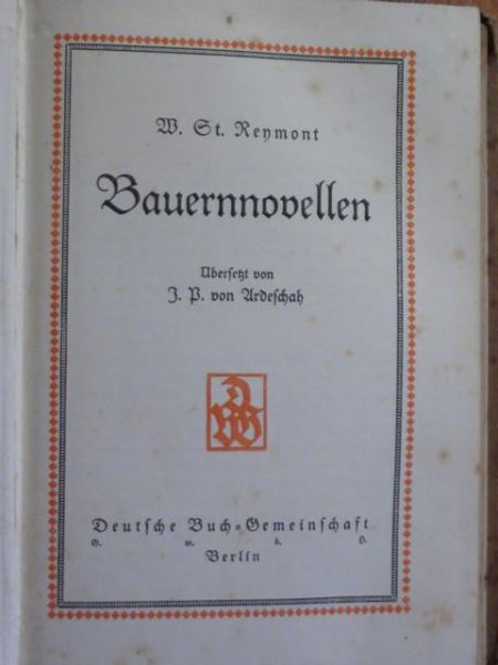 Bauern novellen ( ok. 1925r.)
