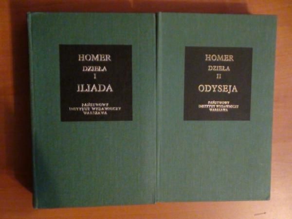 Homer - Dieła T. I-II Iliada, Odyseja