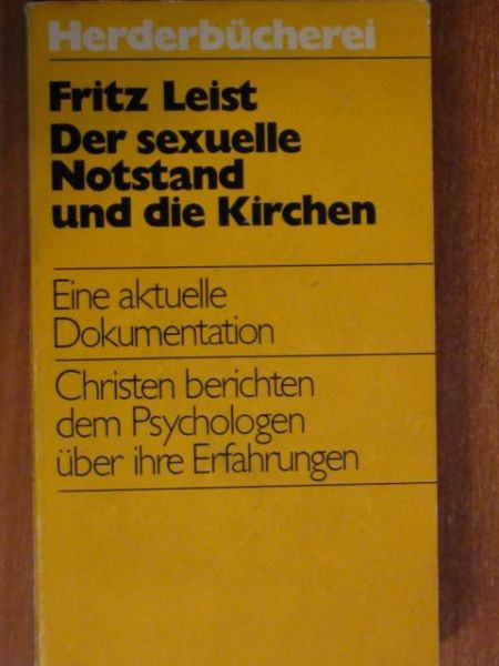 Der sexuelle Notstand und die Kirchen