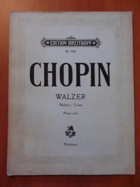 Chopin Fr. - Walzer (nuty, 1912 r.)