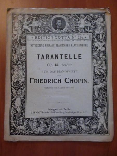 Chopin Friedrich - Tarantelle op. 43 (nuty, 1896 r.)