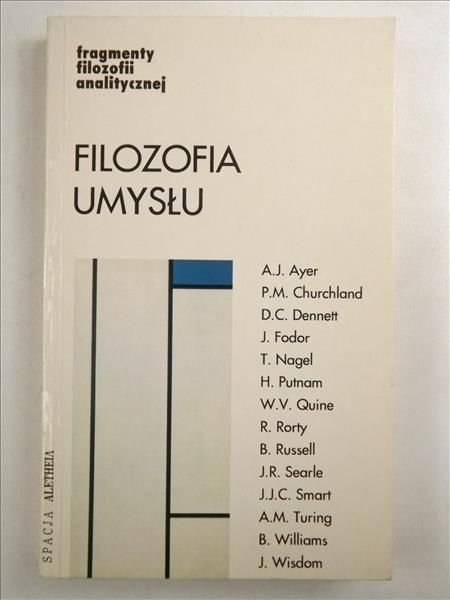 Chwedeńczuk Bohdan (red.) - Filozofia umysłu