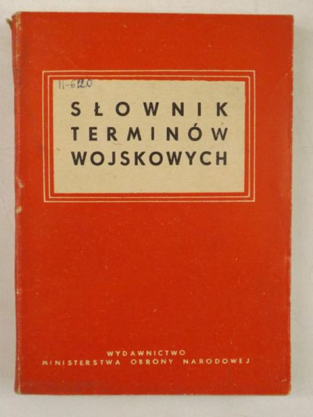 Słownik terminów wojskowych