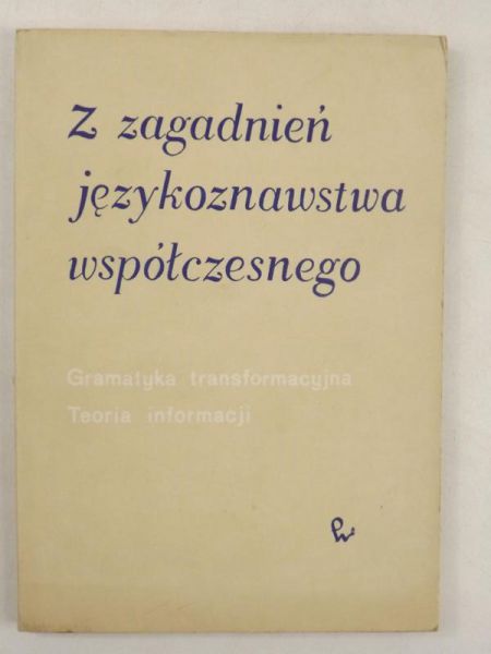 Chomsky - Z zagadnień językoznawstwa współczesnego