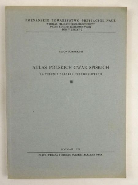 Atlas polskich gwar spiskich, T. III
