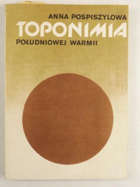Toponimia południowej Warmii