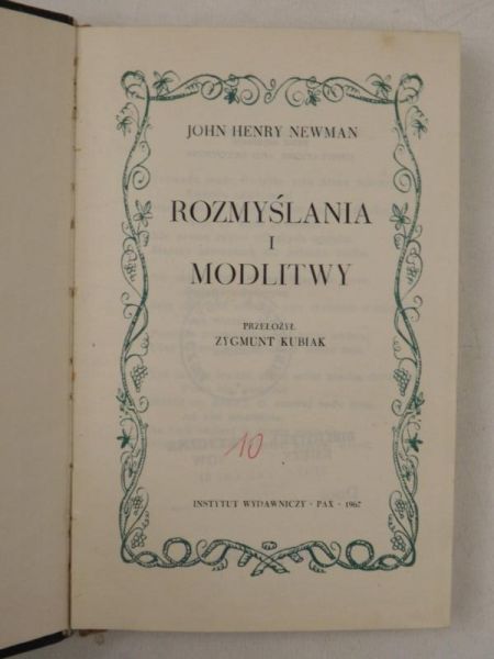 Rozmyślania i modlitwy