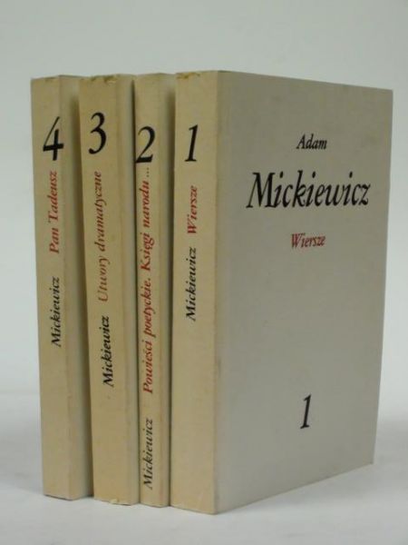 Mickiewicz Adam - Dzieła poetyckie, t. I-IV