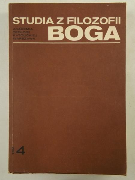 Studia z filozofii Boga