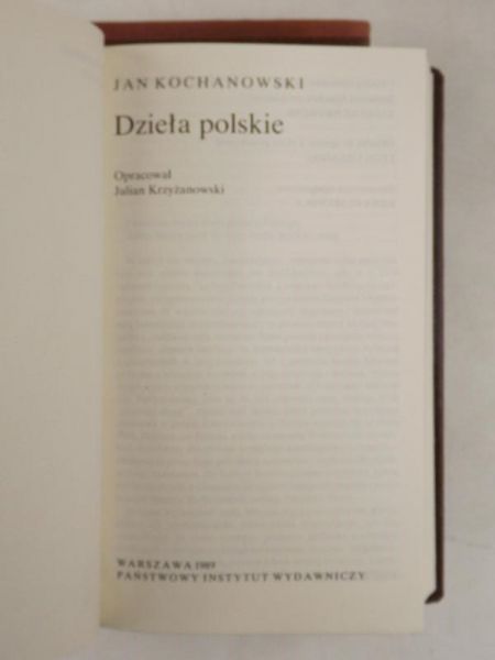 Dzieła polskie