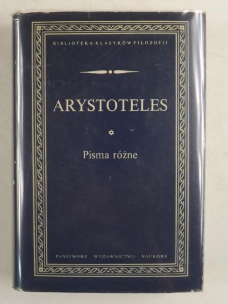 Arystoteles - Pisma różne BKF
