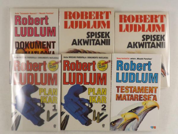 Ludlum Robert - Dokument Matlocka / Plan Ikar, Tom I - II / Spisek Akwitanii, Tom I - II / Testament Matarese'a
