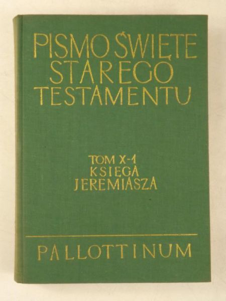 Księga Jeremiasza, Tom X-1