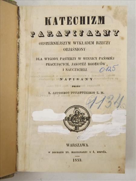 Katechizm parafijalny, 1853 r.